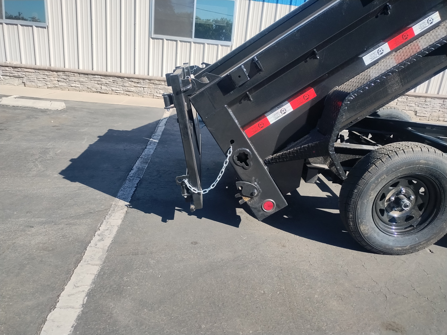 New 2025 GR 7'x14'x2 Heavy Duty Dump Trailer 14k