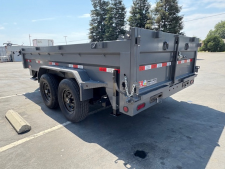 New 2025 GR 7'x14'x2 Heavy Duty Dump Trailer 14k