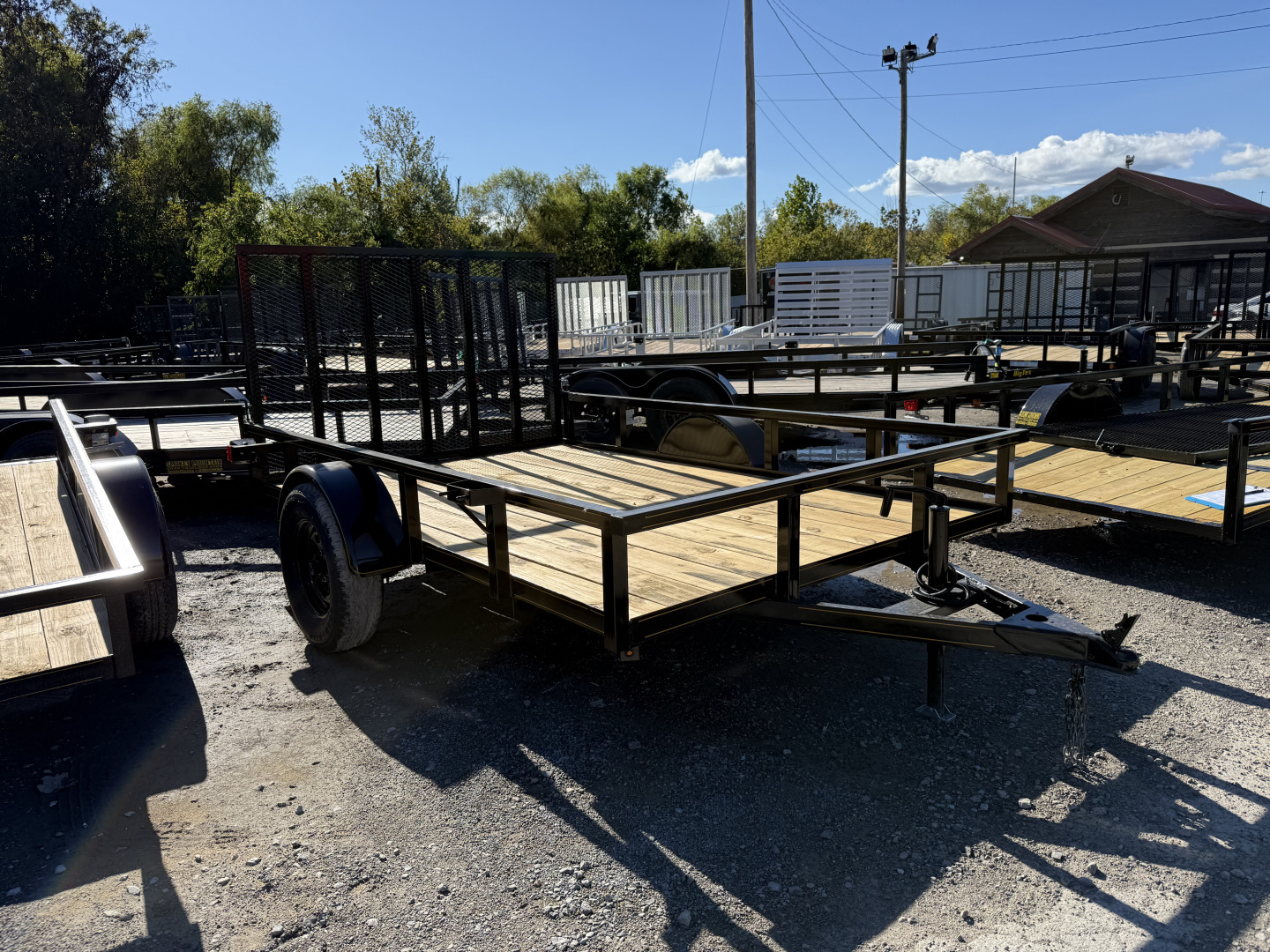 New 2026 P & T Trailers 6X10 AFG TUBE Utility Trailer