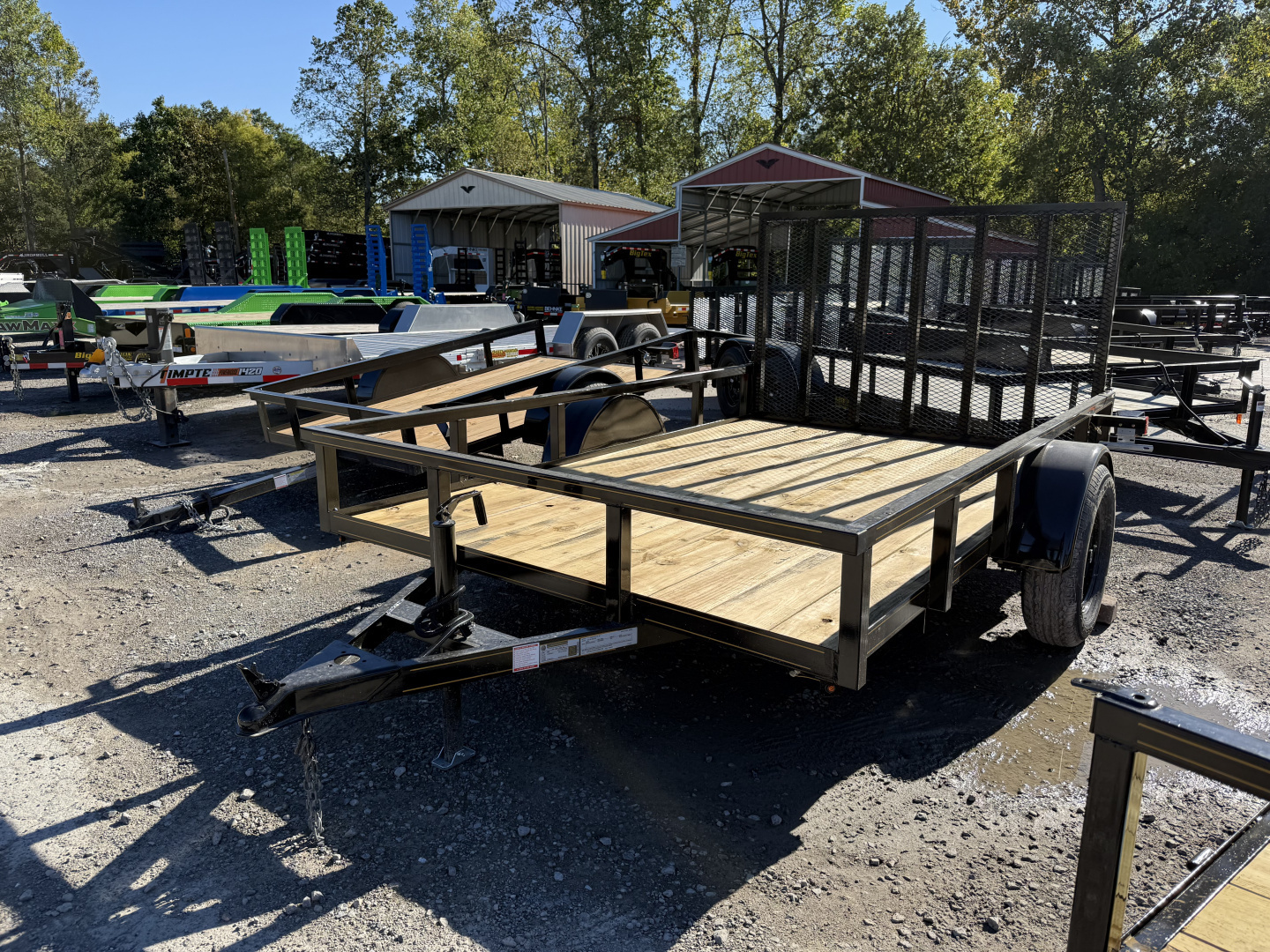 New 2026 P & T Trailers 6X10 AFG TUBE Utility Trailer