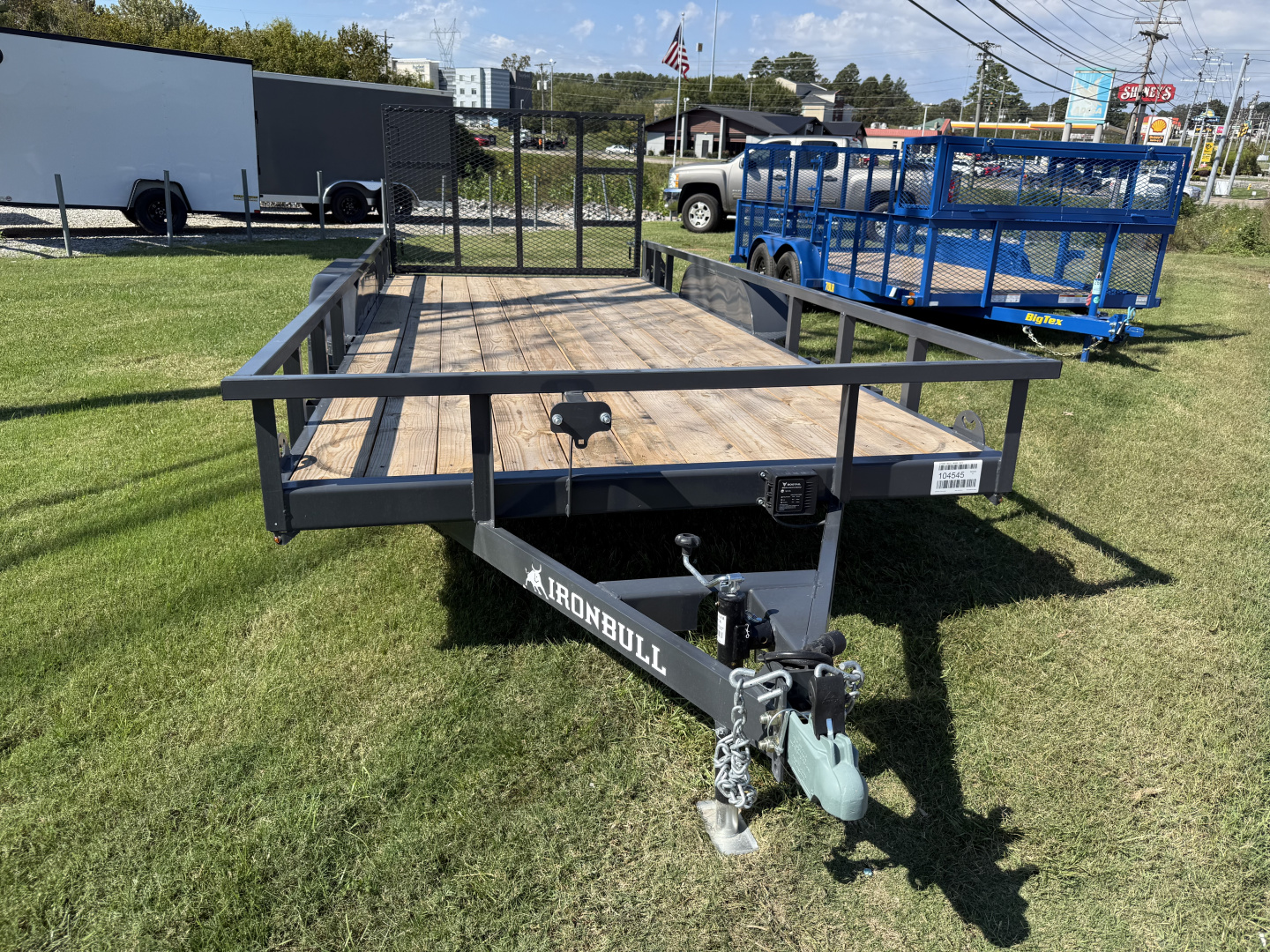 New 2026 Iron Bull UTB 83X18 7K UTILITY, FOLD FLAT GATE Utility Trailer
