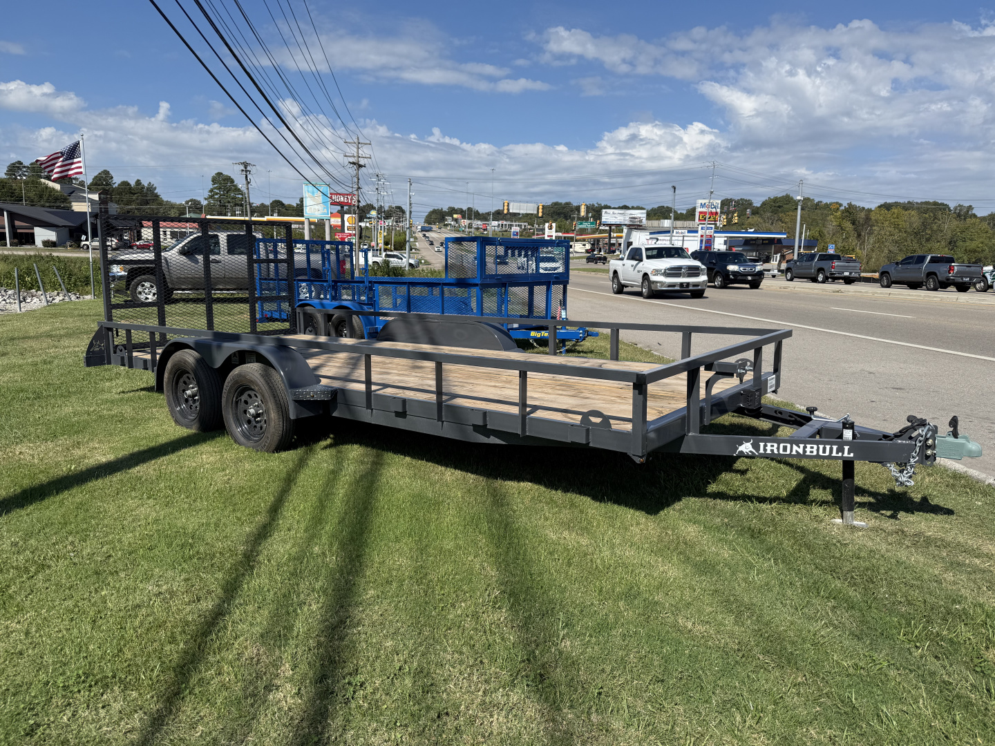 New 2026 Iron Bull UTB 83X18 7K UTILITY, FOLD FLAT GATE Utility Trailer