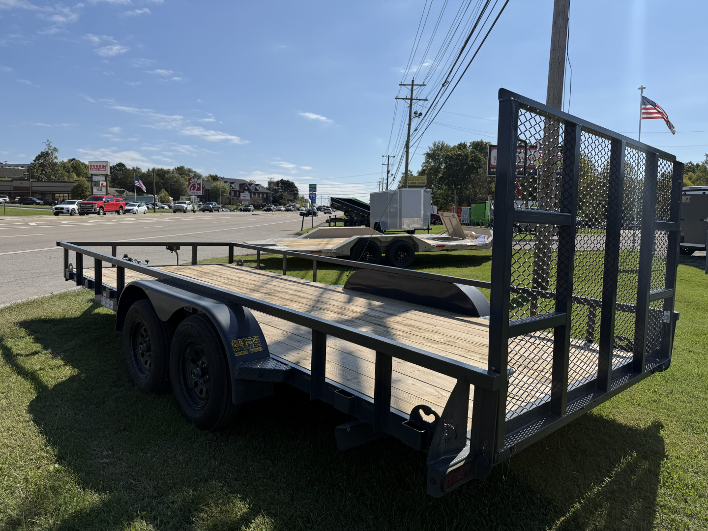 New 2026 Iron Bull UTB 83X18 7K UTILITY, FOLD FLAT GATE Utility Trailer