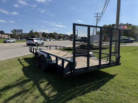 New 2026 Iron Bull UTB 83X18 7K UTILITY, FOLD FLAT GATE Utility Trailer