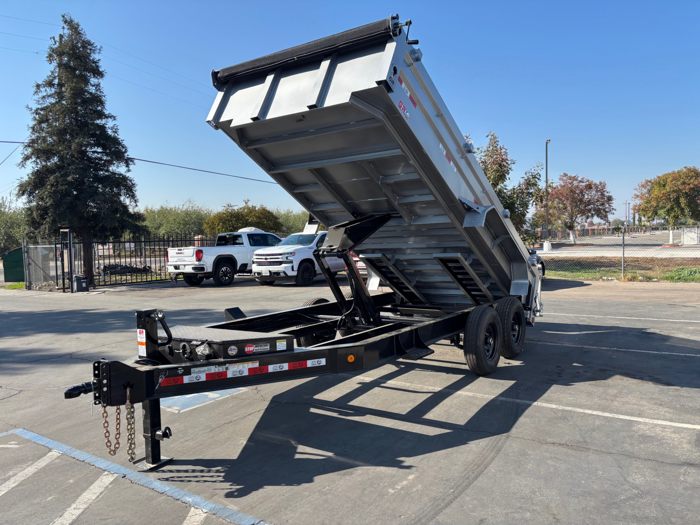 New 2025 GR 7'x16'x2' LOW PROFILE DESIGN Heavy Duty Dump Trailer 14k
