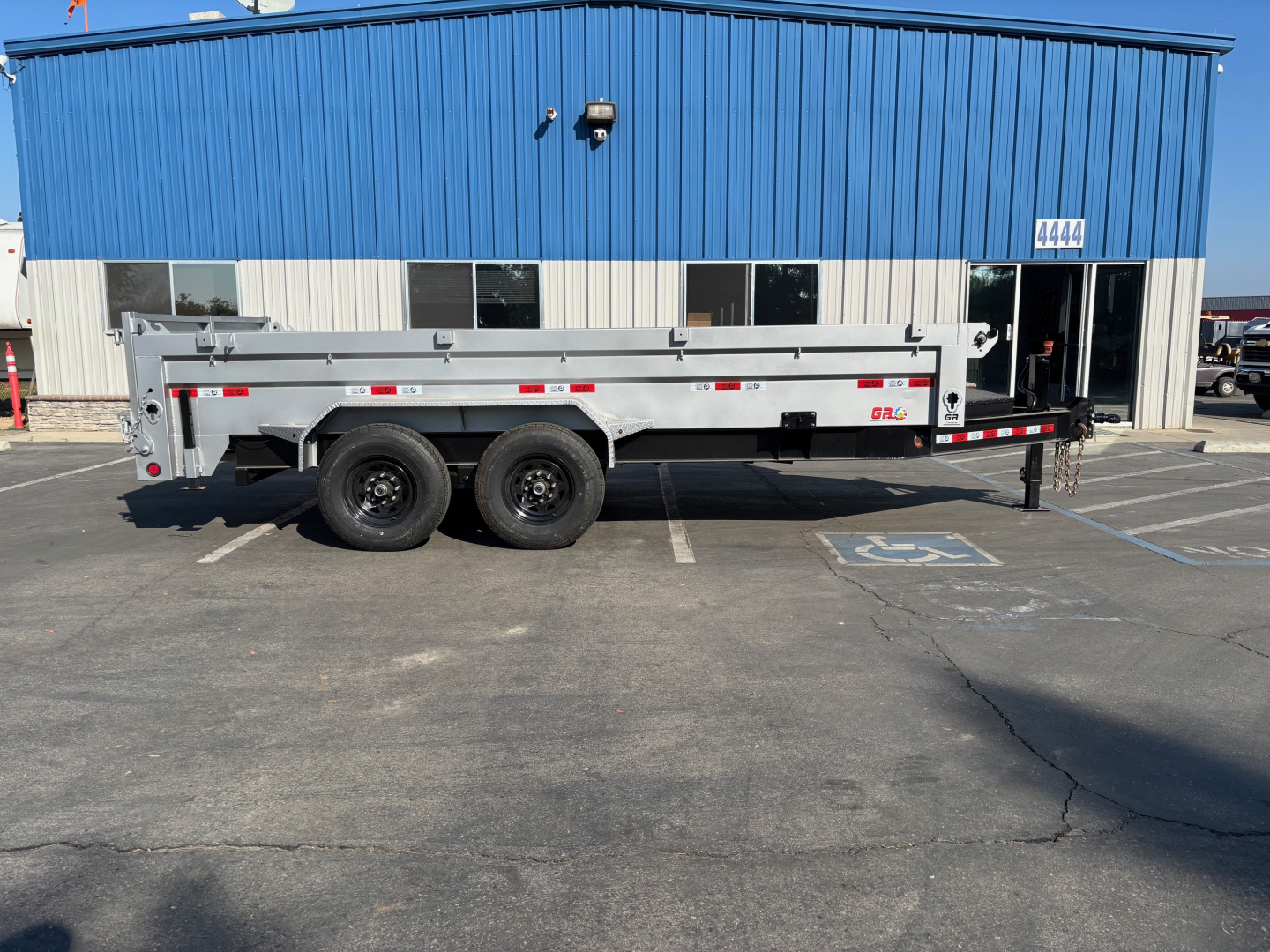 New 2025 GR 7'x16'x2' LOW PROFILE DESIGN Heavy Duty Dump Trailer 14k
