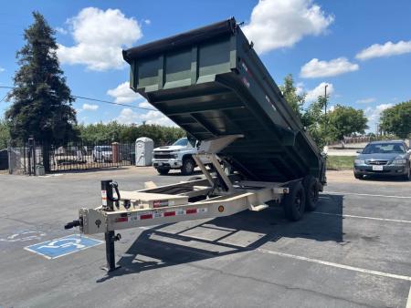 New 2026 GR 7'x16'x2' LOW PROFILE DESIGN Heavy Duty Dump Trailer 14k