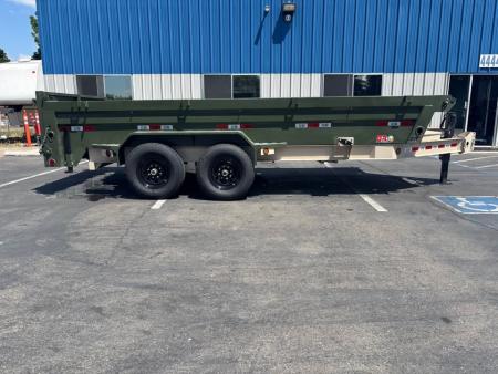 New 2026 GR 7'x16'x2' LOW PROFILE DESIGN Heavy Duty Dump Trailer 14k