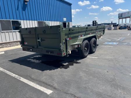 New 2026 GR 7'x16'x2' LOW PROFILE DESIGN Heavy Duty Dump Trailer 14k