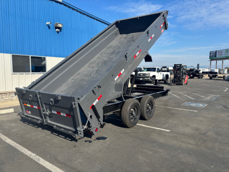 New 2025 GR 7'x16'x2' LOW PROFILE DESIGN Heavy Duty Dump Trailer 14k