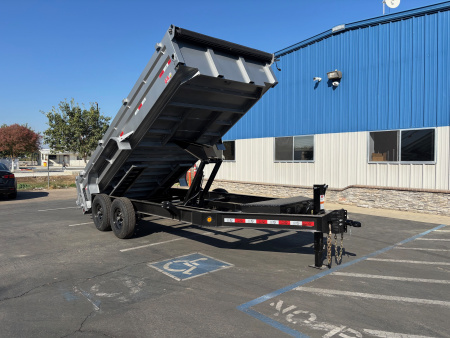 New 2025 GR 7'x16'x2' LOW PROFILE DESIGN Heavy Duty Dump Trailer 14k