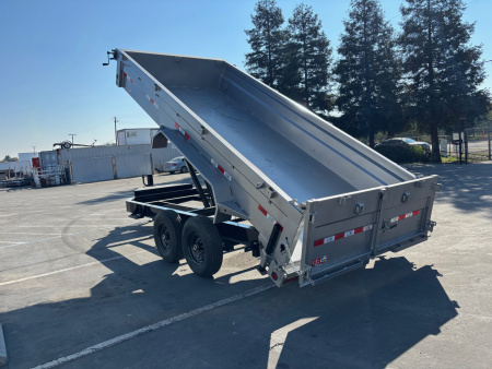 New 2025 GR 7'x16'x2' LOW PROFILE DESIGN Heavy Duty Dump Trailer 14k