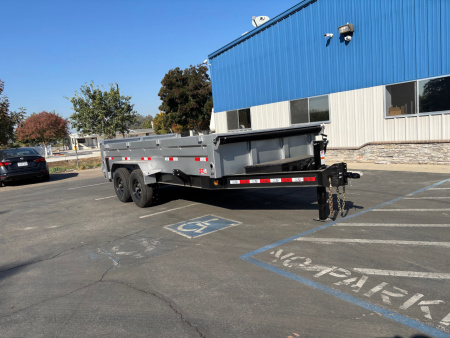 New 2025 GR 7'x16'x2' LOW PROFILE DESIGN Heavy Duty Dump Trailer 14k