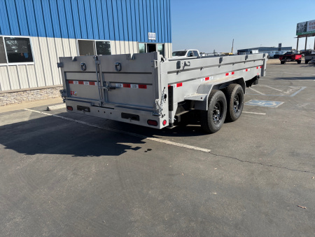 New 2025 GR 7'x16'x2' LOW PROFILE DESIGN Heavy Duty Dump Trailer 14k