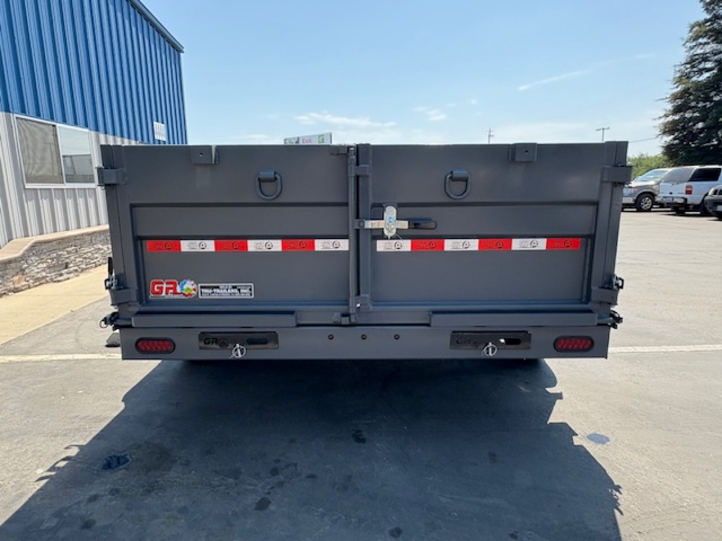 New 2025 GR 7'x14'x2' LOW PROFILE DESIGN 8"I-Beam Heavy Duty Dump Trailer 14k
