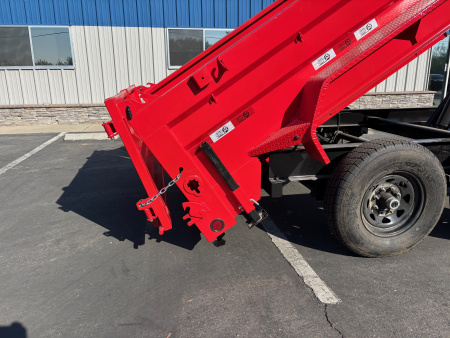 New 2025 GR 7'x14'x2' LOW PROFILE DESIGN 8"I-Beam Heavy Duty Dump Trailer 14k