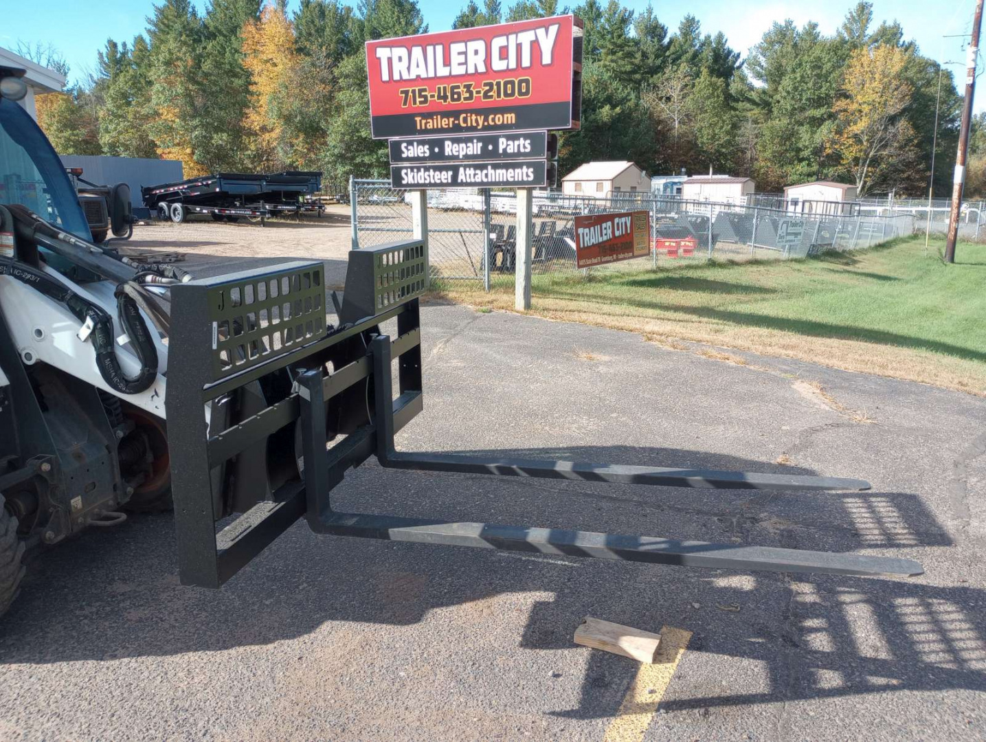 New 2025 Jenkins Iron and Steel 6'X6' Pallet Forks Attachment