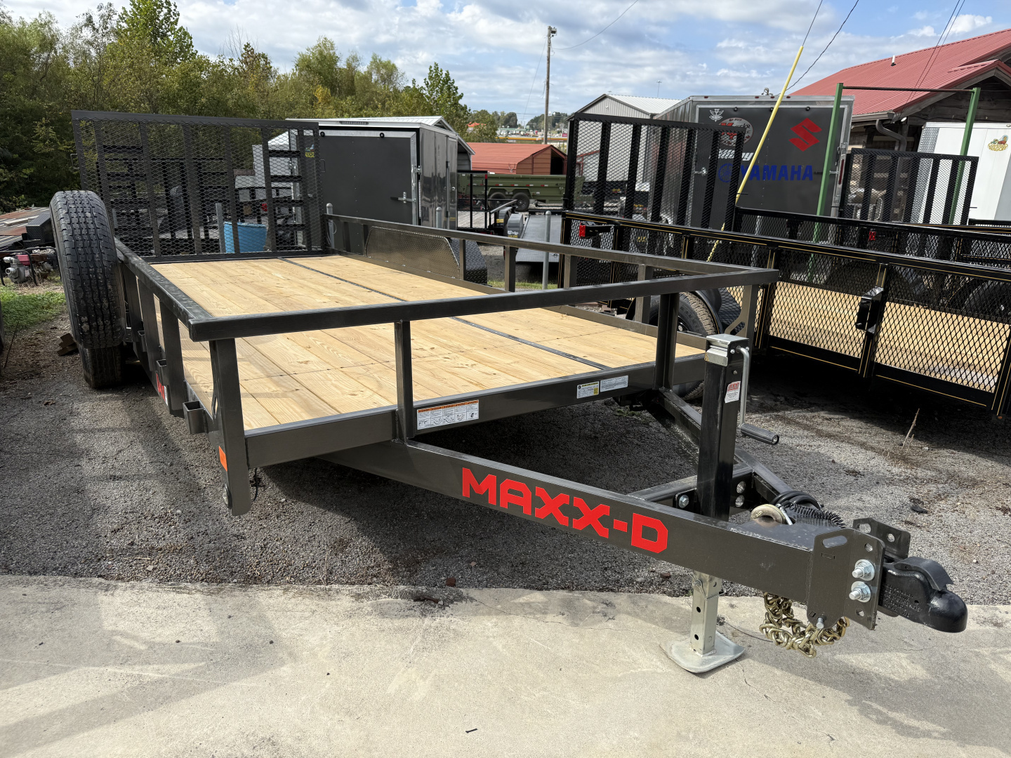 New 2026 MAXX-D U4X 10K 83X18 4' GATE Utility Trailer
