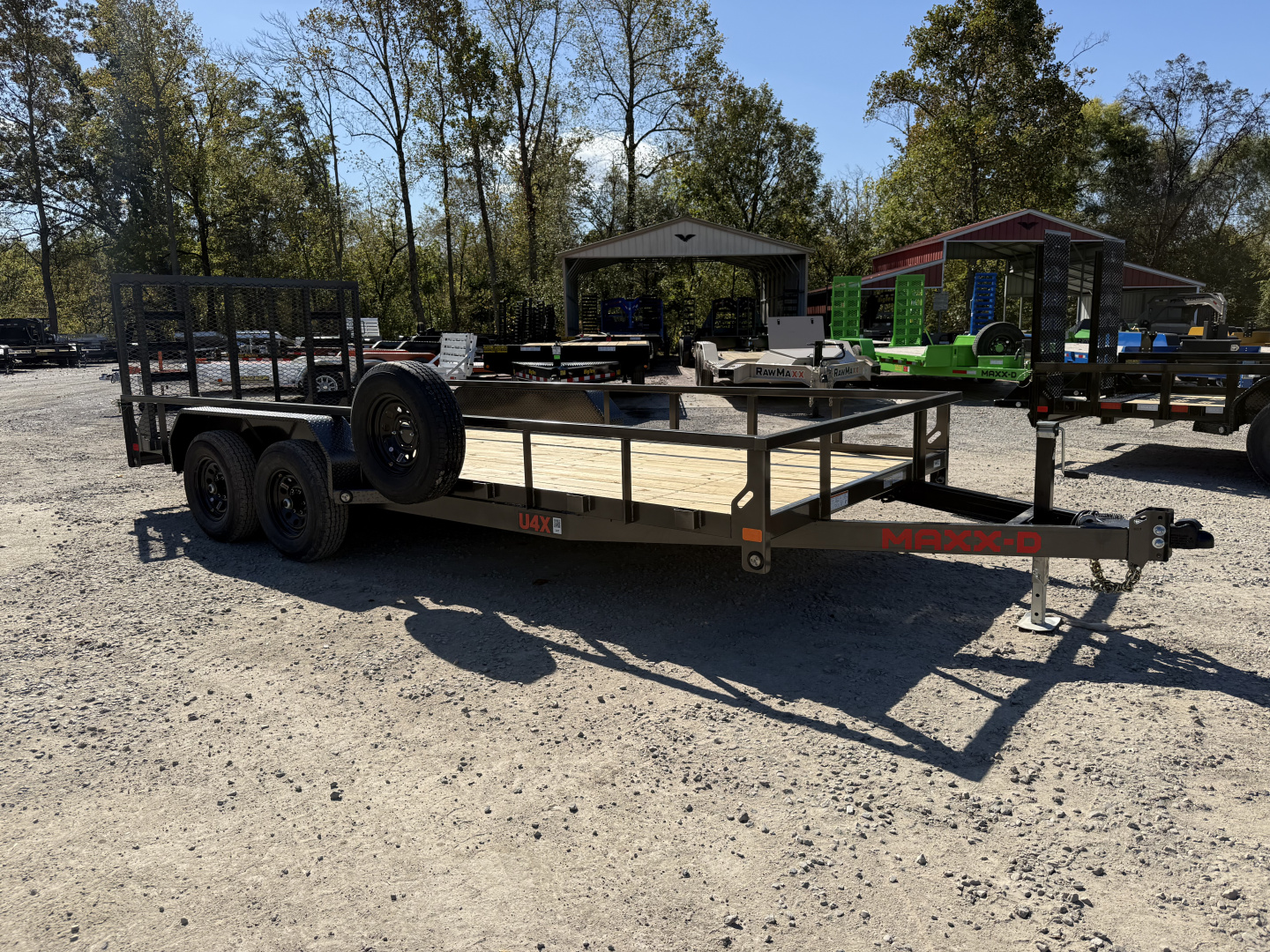 New 2026 MAXX-D U4X 10K 83X18 4' GATE Utility Trailer