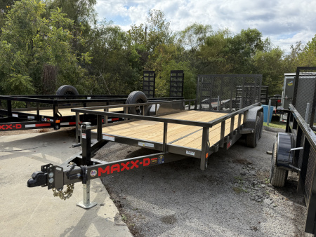 New 2026 MAXX-D U4X 10K 83X18 4' GATE Utility Trailer