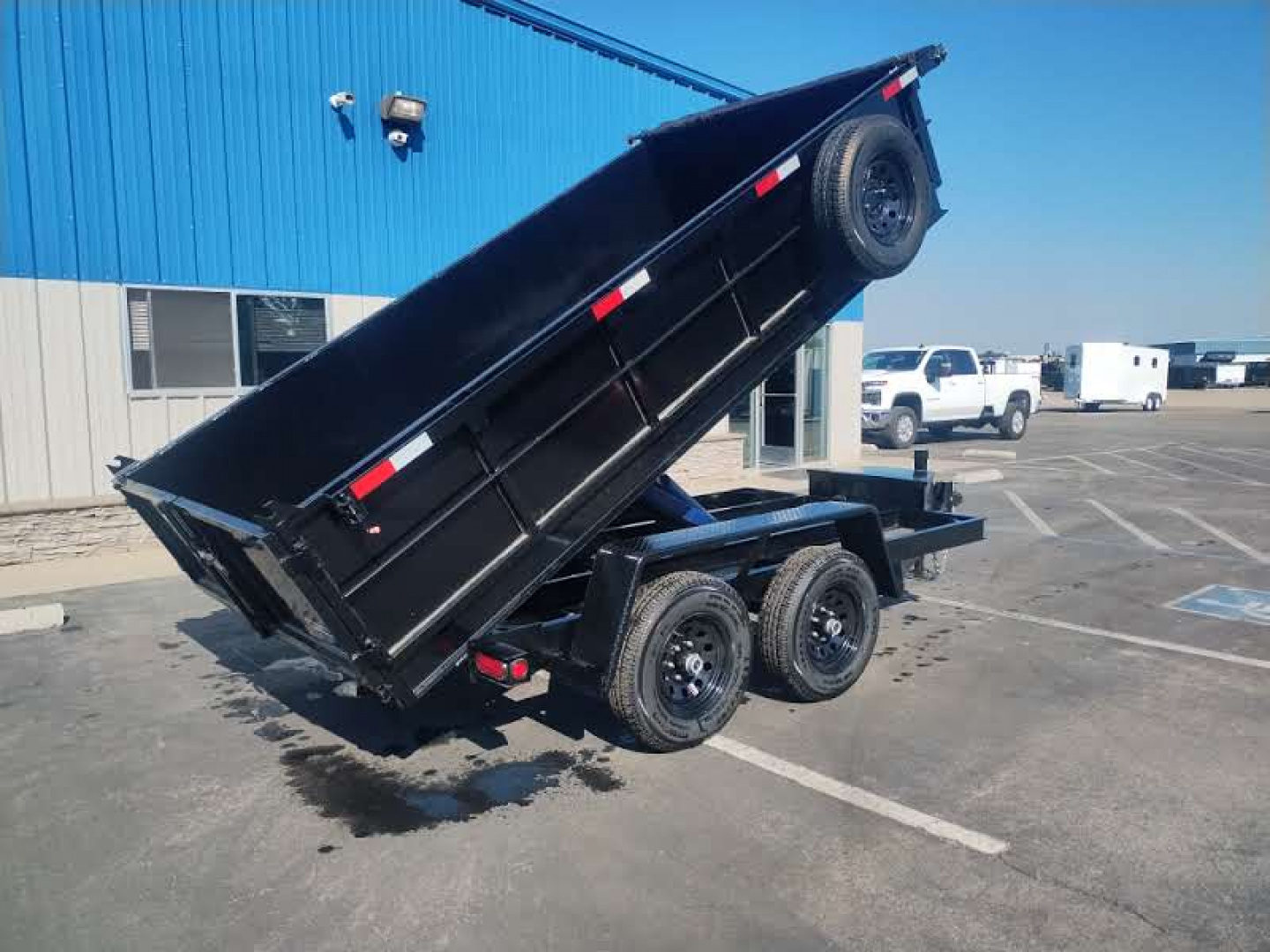 New 2025 Tru 7'x14'x2' Heavy Duty Dump Trailer 14k