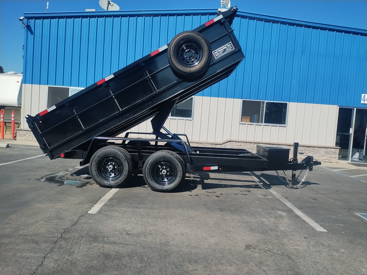 New 2025 Tru 7'x14'x2' Heavy Duty Dump Trailer 14k