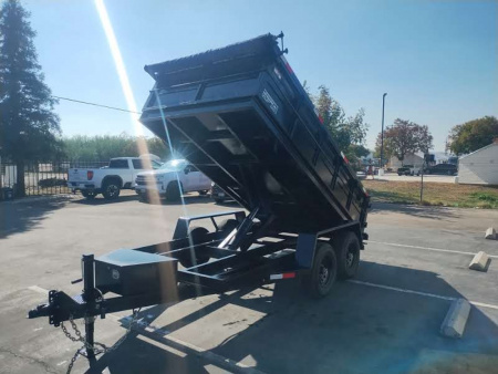 New 2025 Tru 7'x14'x2' Heavy Duty Dump Trailer 14k