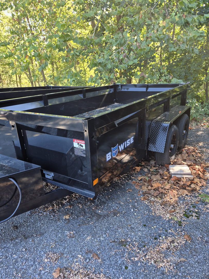 New 2026 BWISE DT10 72x12 10K Tandem Axle Dump Trailer