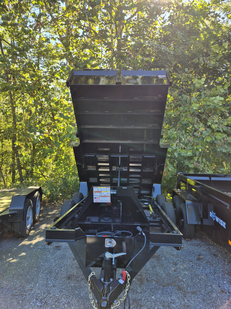 New 2026 BWISE DT10 72x12 10K Tandem Axle Dump Trailer