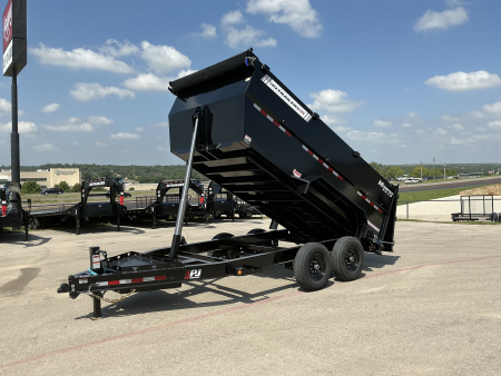 2026 PJ 83"x14' BP Tandem Axle Low Pro Telescopic Dump w/ 48" Sides - DT