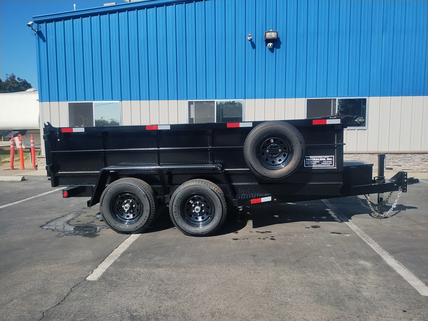 New 2025 Tru 6'x12'x2' Bumper Pull Dump Trailer 10k