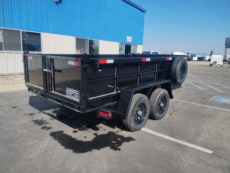 New 2025 Tru 6'x12'x2' Bumper Pull Dump Trailer 10k