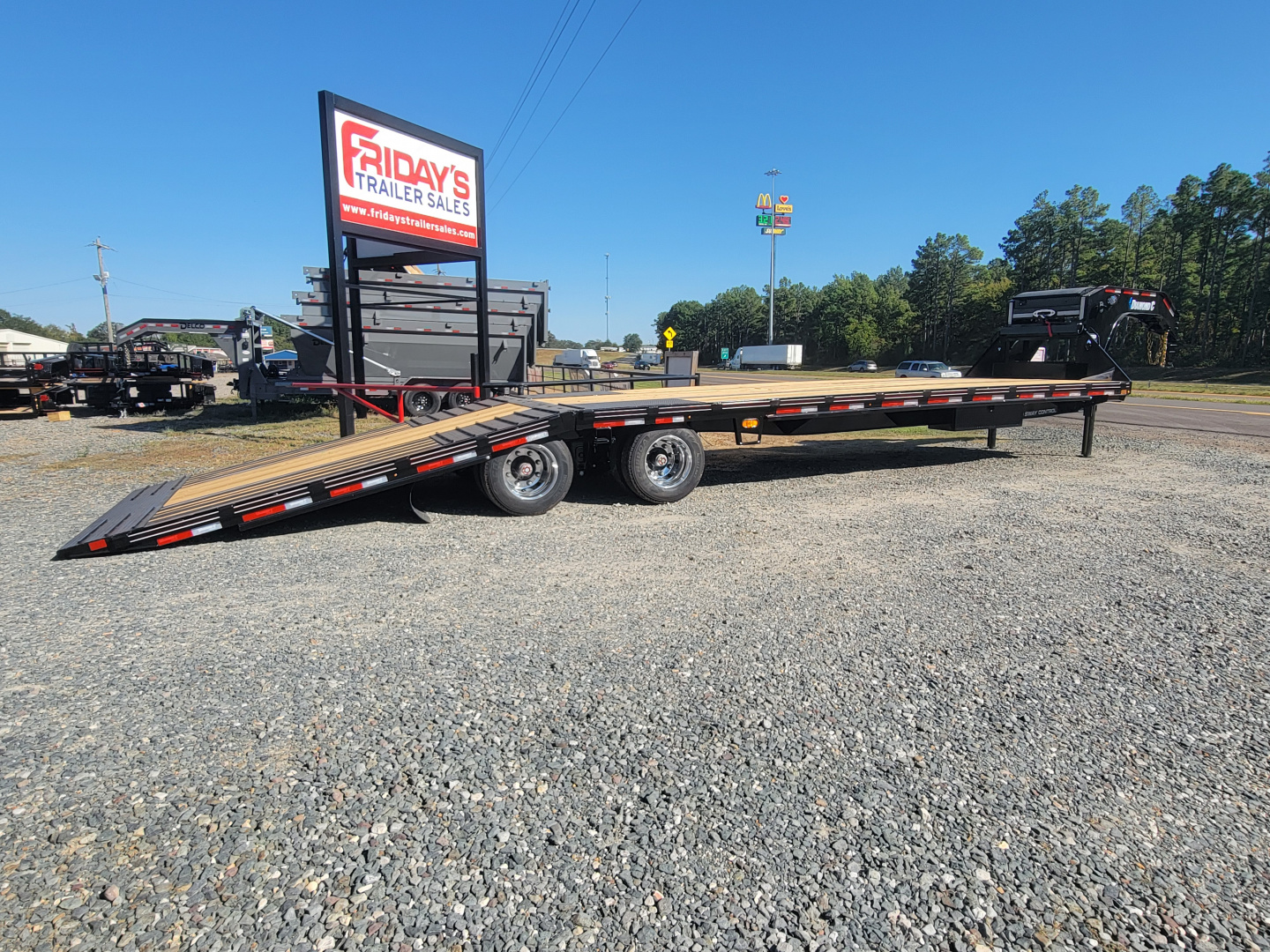 New 2026 Diamond C Trailers FMAX216 35' x 102" 40K Hydraulic Dovetail Pacesetter Edition Equipment Trailer