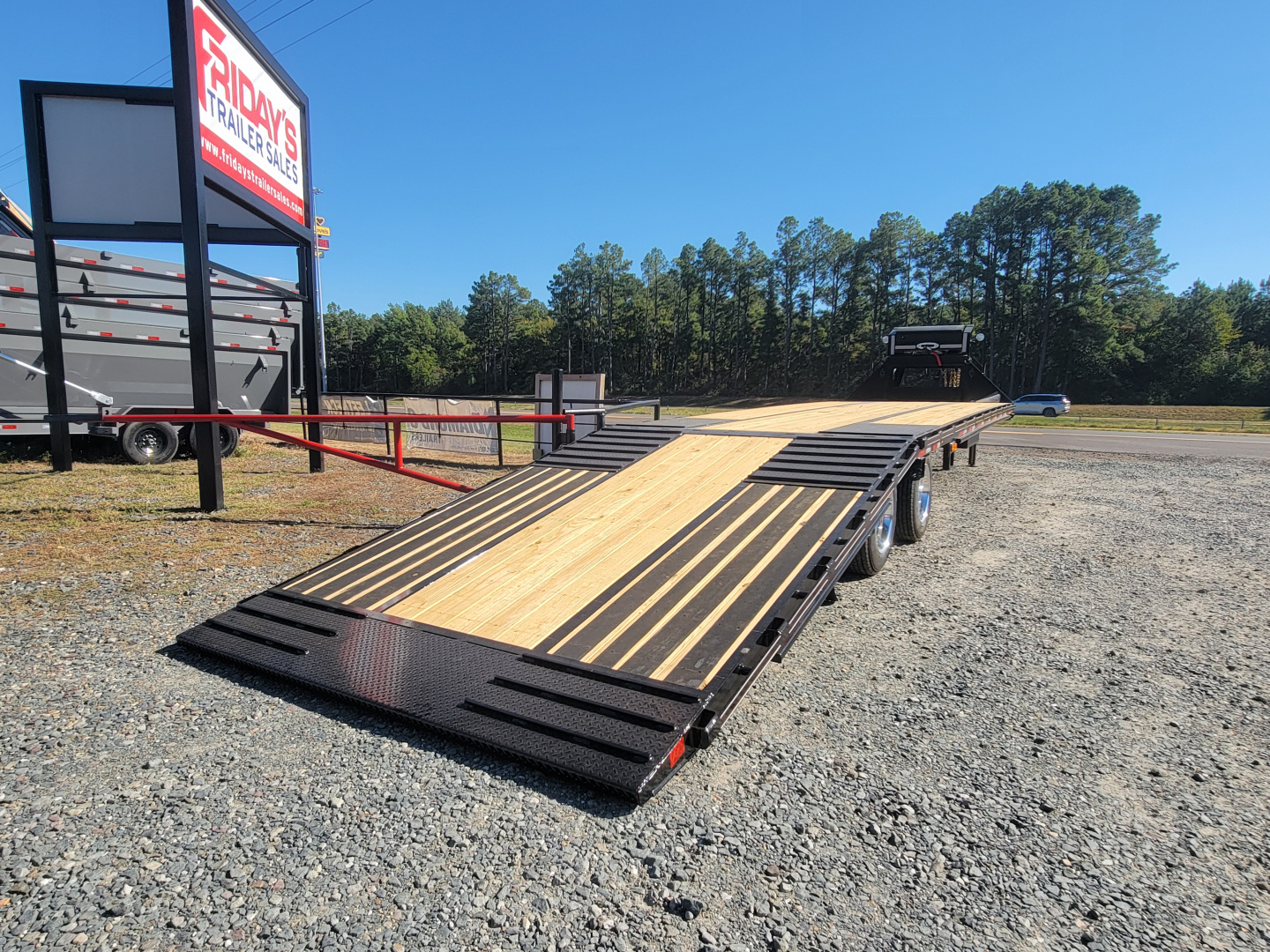 New 2026 Diamond C Trailers FMAX216 35' x 102" 40K Hydraulic Dovetail Pacesetter Edition Equipment Trailer