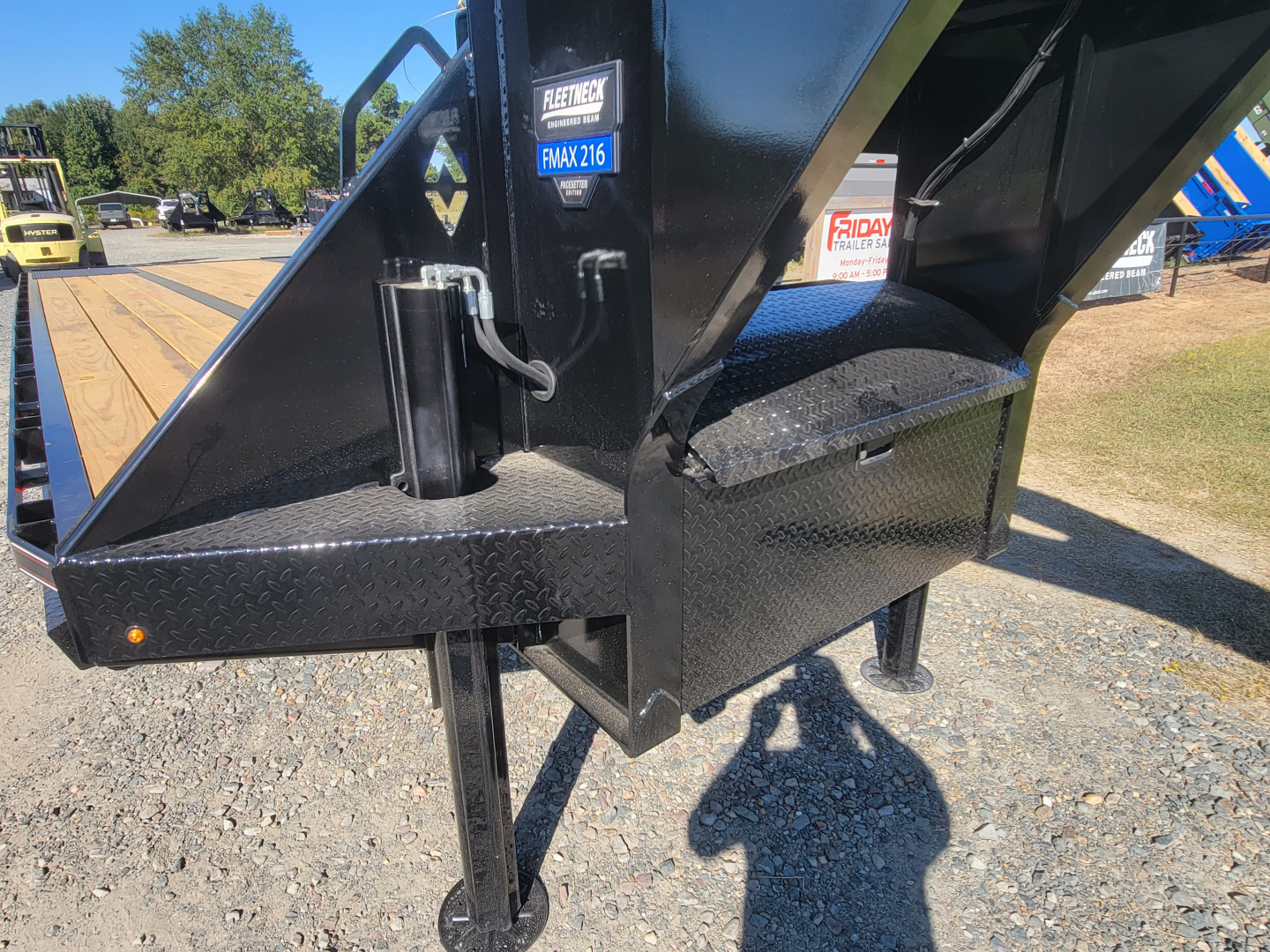 New 2026 Diamond C Trailers FMAX216 35' x 102" 40K Hydraulic Dovetail Pacesetter Edition Equipment Trailer