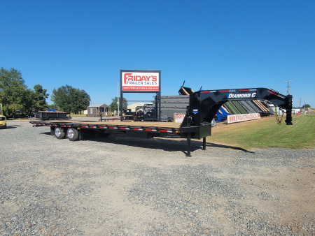 New 2026 Diamond C Trailers FMAX216 35' x 102  40K Hydraulic Dovetail Pacesetter Edition Equipment Trailer