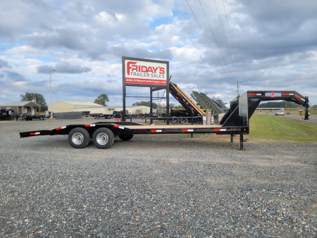 New 2026 Double A 26'x102" Gooseneck Equipment Trailer with Drive Over Fenders Equipment Trailer