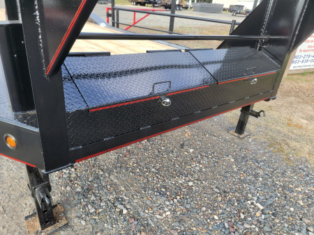 New 2026 Double A 26'x102" Gooseneck Equipment Trailer with Drive Over Fenders Equipment Trailer