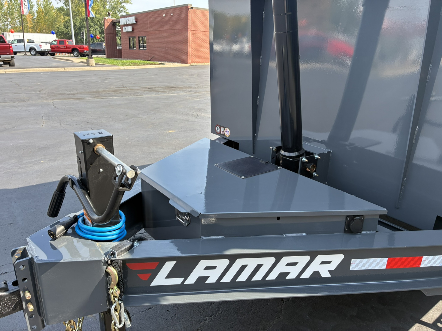 New 2026 Lamar Trailers 83"X14'-14K Telescopic Bumper Pull Dump Trailer