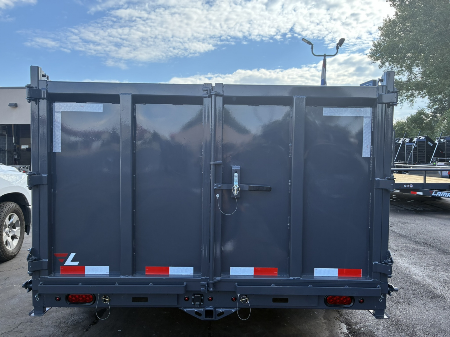 New 2026 Lamar Trailers 83"X14'-14K Telescopic Bumper Pull Dump Trailer
