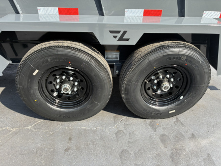 New 2026 Lamar Trailers 83"X14'-14K Telescopic Bumper Pull Dump Trailer
