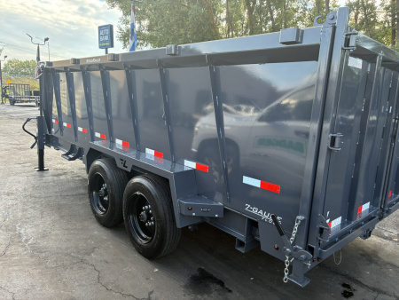 New 2026 Lamar Trailers 83"X14'-14K Telescopic Bumper Pull Dump Trailer