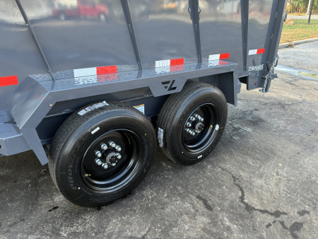 New 2026 Lamar Trailers 83"X14'-14K Telescopic Bumper Pull Dump Trailer