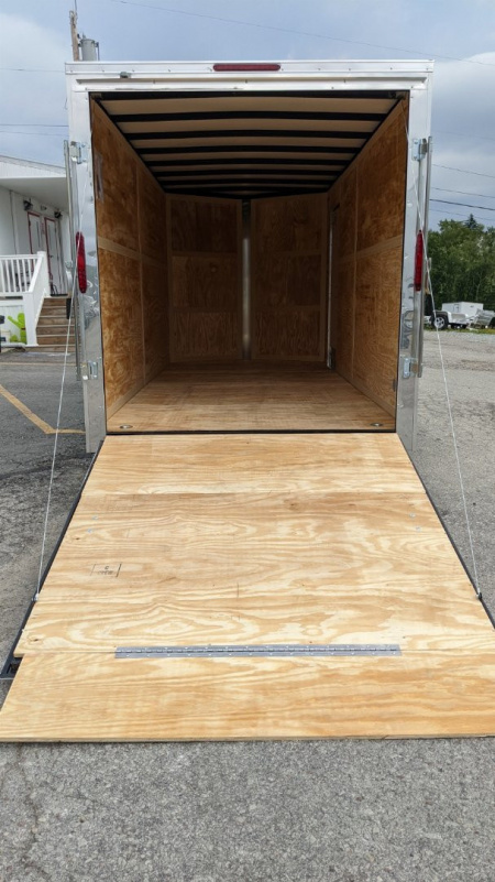 New 2026 Homesteader 7x14 Intrepid V-Nose Cargo Trailer w/ Ramp Door