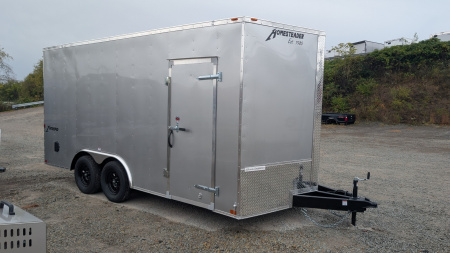 New 2026 Homesteader 8.5x16 Intrepid V-Nose Cargo Trailer w/ Ramp