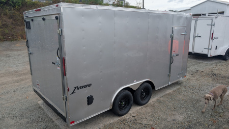 New 2026 Homesteader 8.5x16 Intrepid V-Nose Cargo Trailer w/ Ramp