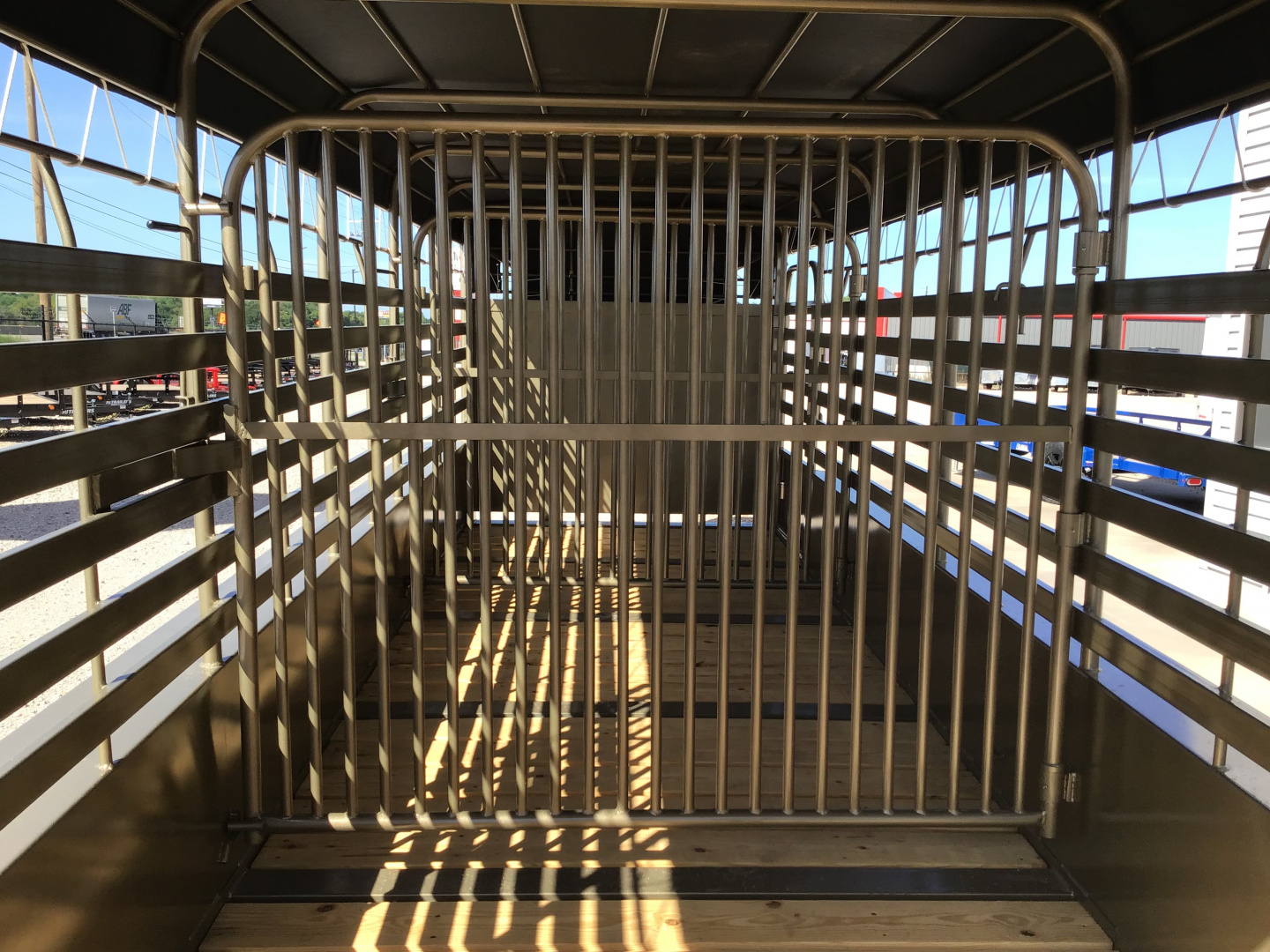 New 2026 Good Guys 6'8"x24' GN Bar Top Livestock Trailer - Wrangler