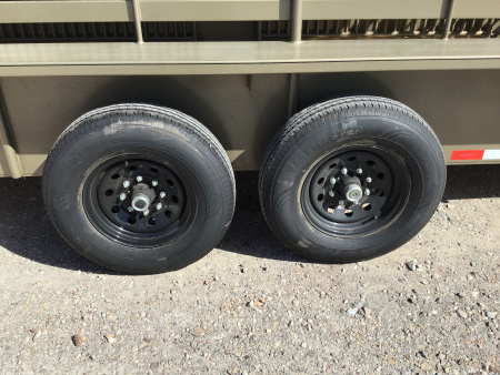 New 2026 Good Guys 6'8"x24' GN Bar Top Livestock Trailer - Wrangler