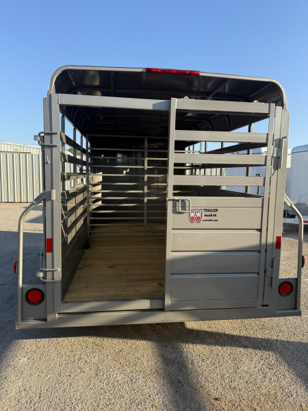 New 2026 W-W Trailer AA 6X14 Stock / Stock Combo Trailer