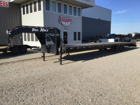 Used 2024 Trail Maxx 102 x40' GN Flatbed w/ Max Ramps